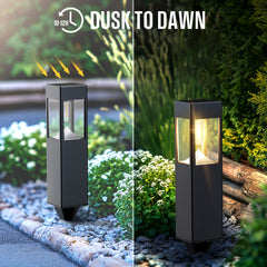 30 Lumens Solar Filament LED Bollard Path Light – 6-Pack