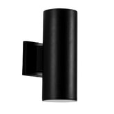 11-in Matte Black Integrated LED 3000K Outdoor Wall Light