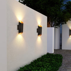 13-in Black Integrated Outdoor Wall Light