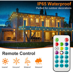 48-ft Plug-in Black Indoor/Outdoor String Light