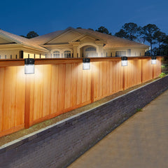 130-Watt EQ Black Hardwired LED Outdoor Wall Pack Light 2800-Lumen