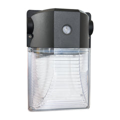 130-Watt EQ Black Hardwired LED Outdoor Wall Pack Light 2800-Lumen