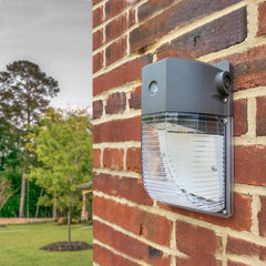 26W Black Hardwired LED Outdoor Wall Pack Light 2730 Lumen