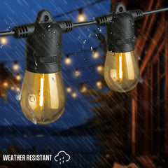Westinghouse 36FT Solar String Light – 15 Bulbs