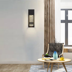 Cedar Hill Wall light 14-in H Black Integrated LED Outdoor Wall Light