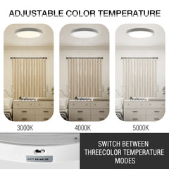 13-Inch LED Flush Mount Ceiling Light with Night Light