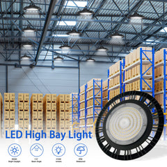 5000K Cool White LED High Bay Light,21000-Lumen