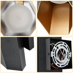 13in Black LED Wall Sconce 400 Lumens, 2700K