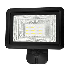 300 -Watt EQ Hardwired LED Black 1 -Head Dusk-to-Dawn Flood Light 5000 -Lumen