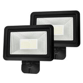 300 -Watt EQ Hardwired LED Black 1 -Head Dusk-to-Dawn Flood Light 5000 -Lumen 2-Pack
