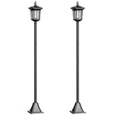 100 Lumen Solar Post Light – 2-Pack (3000K Warm White)