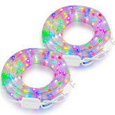 18FT Color Changing LED Rope Light with Remote Control-2PK