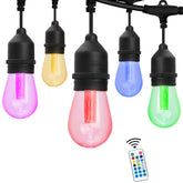 48-ft Indoor/Outdoor Color Changing LED String-Light with 24 Bulbs