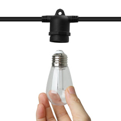 Westinghouse 36FT Solar RGBW String Light – 15 Bulbs