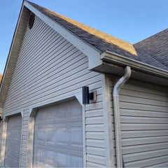 11-in Matte Black Integrated LED 3000K Outdoor Wall Light