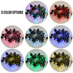 48-ft Color Changing LED String Light with Rope Light