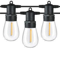 Cedar Hill 48-ft Plug-in Outdoor String Light with 15 Bulbs