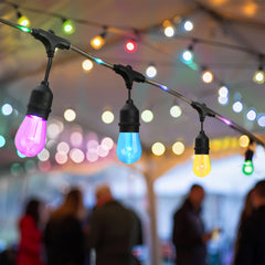 48-ft Color Changing LED String Light with Rope Light