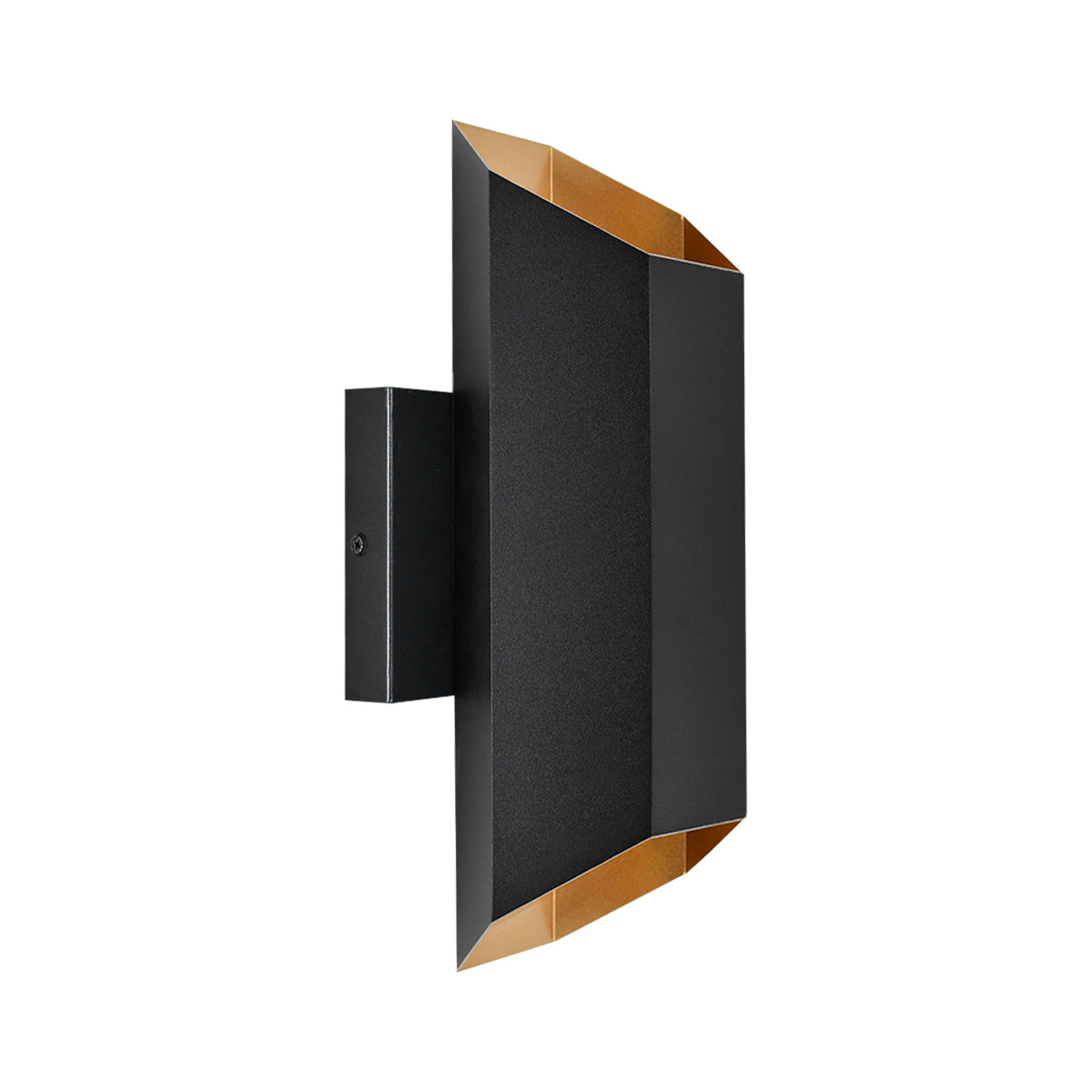 13in Black LED Wall Sconce 400 Lumens, 2700K