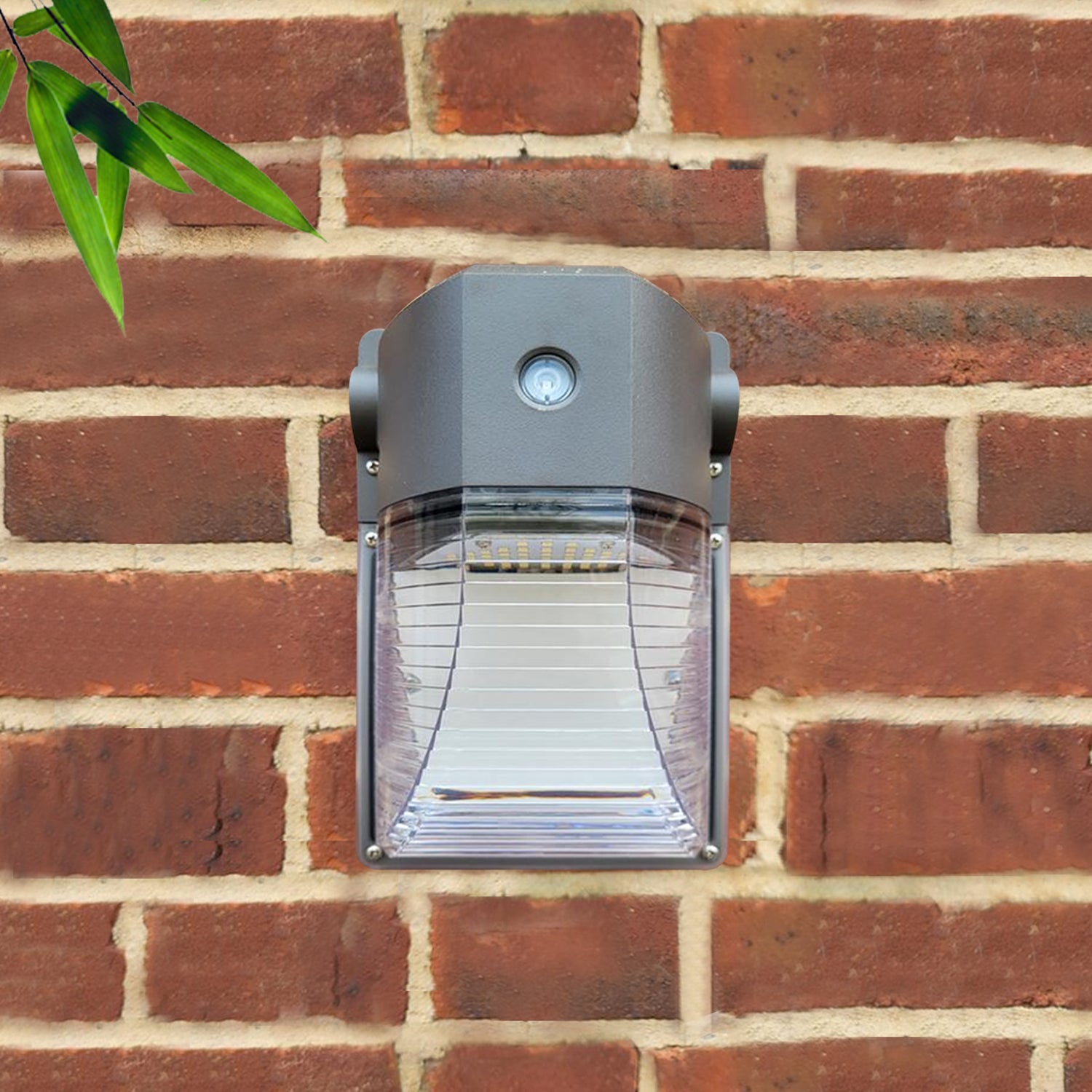 26W Black Hardwired LED Outdoor Wall Pack Light 2730 Lumen