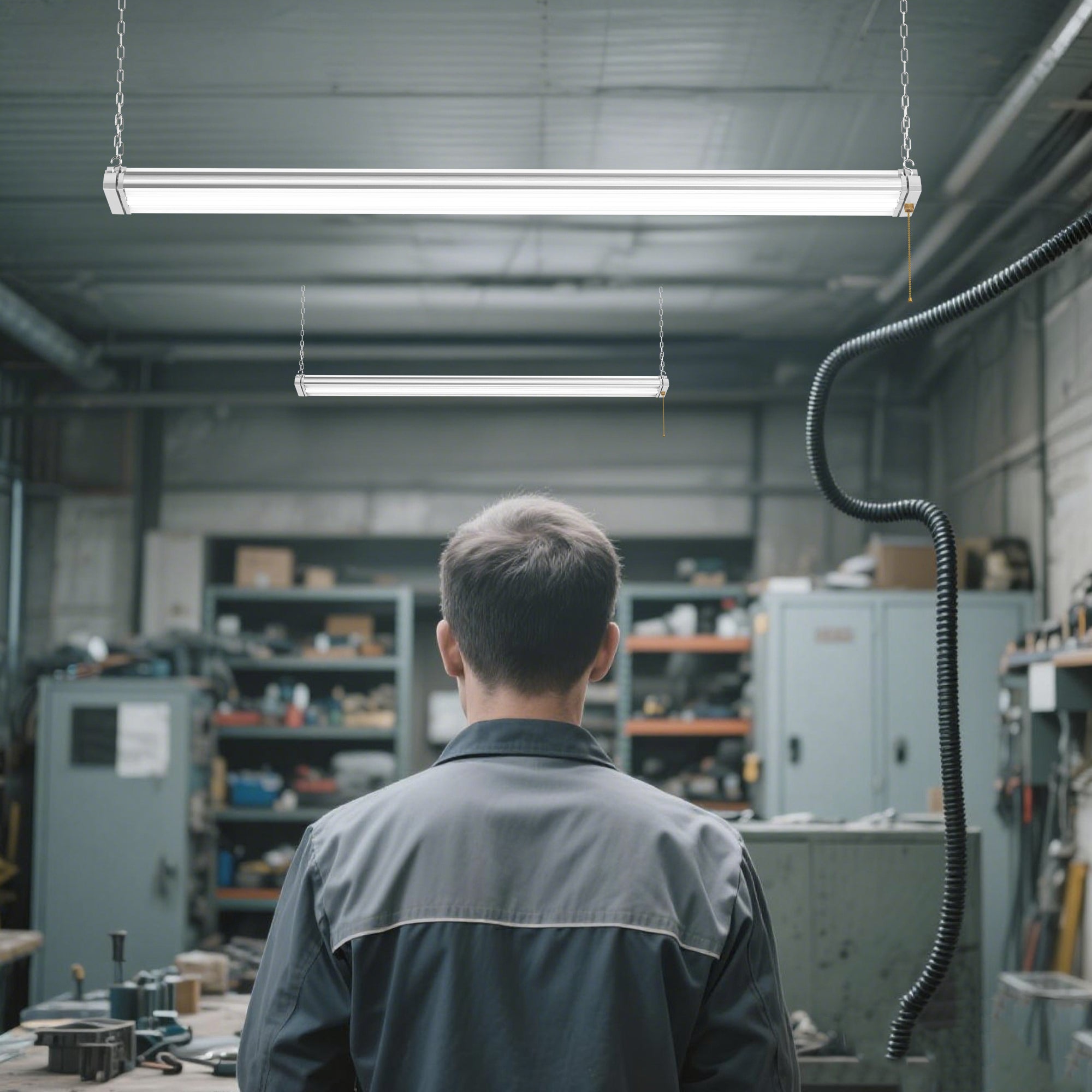 4-ft 12000 Lumen Linkable LED Shop Light