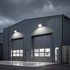 Cedar Hill Black Hardwired LED Outdoor Wall Pack Light 8800 -Lumen