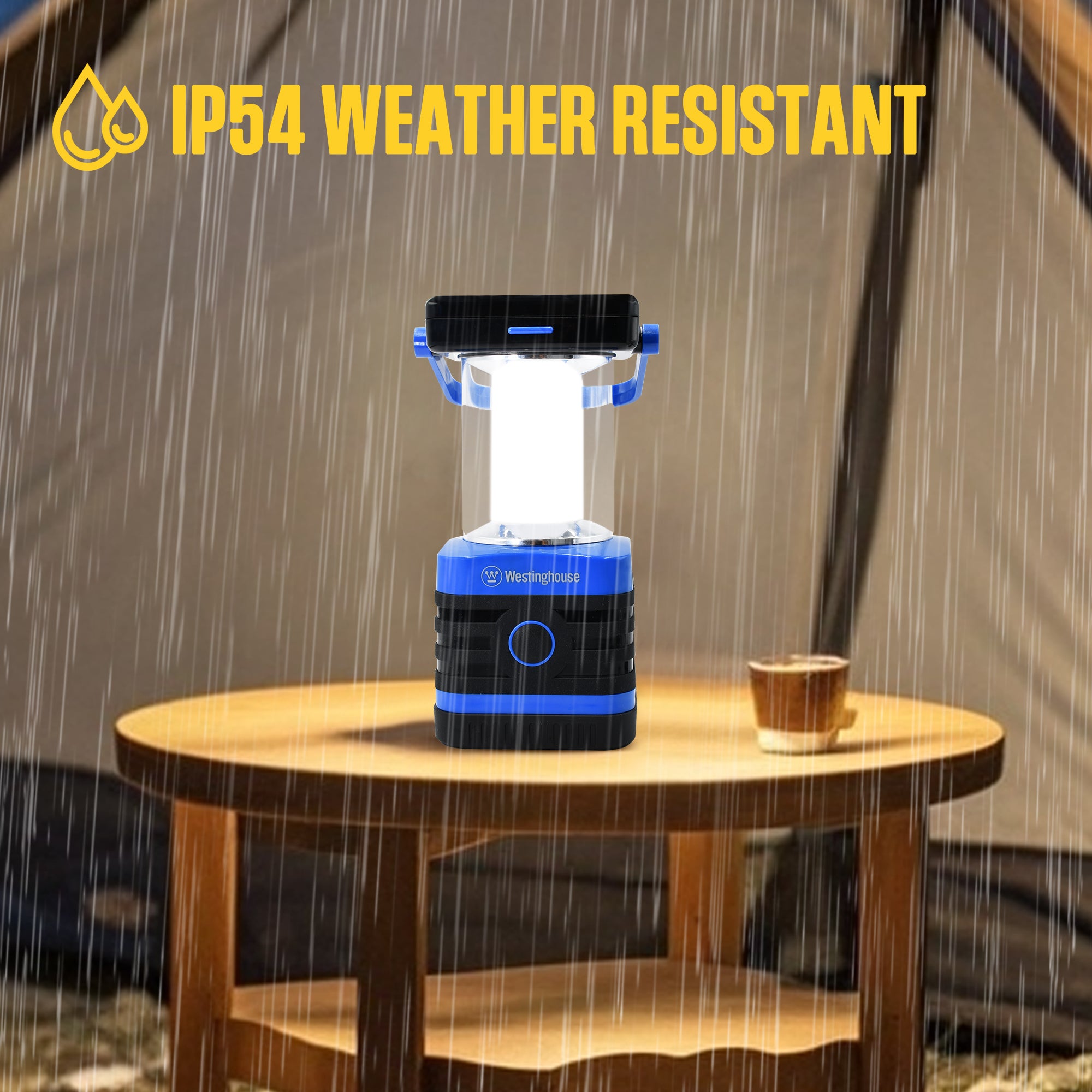 Westinghouse 1000 Lumen Solar Rechargeable LED Portable Lanterns (Set of 2)