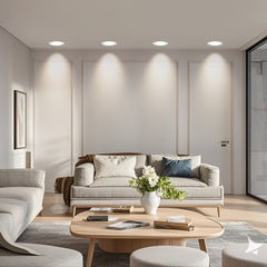 5/6 in. 5 Adjustable CCT LED Retrofit Recessed Downlight 4 Pack