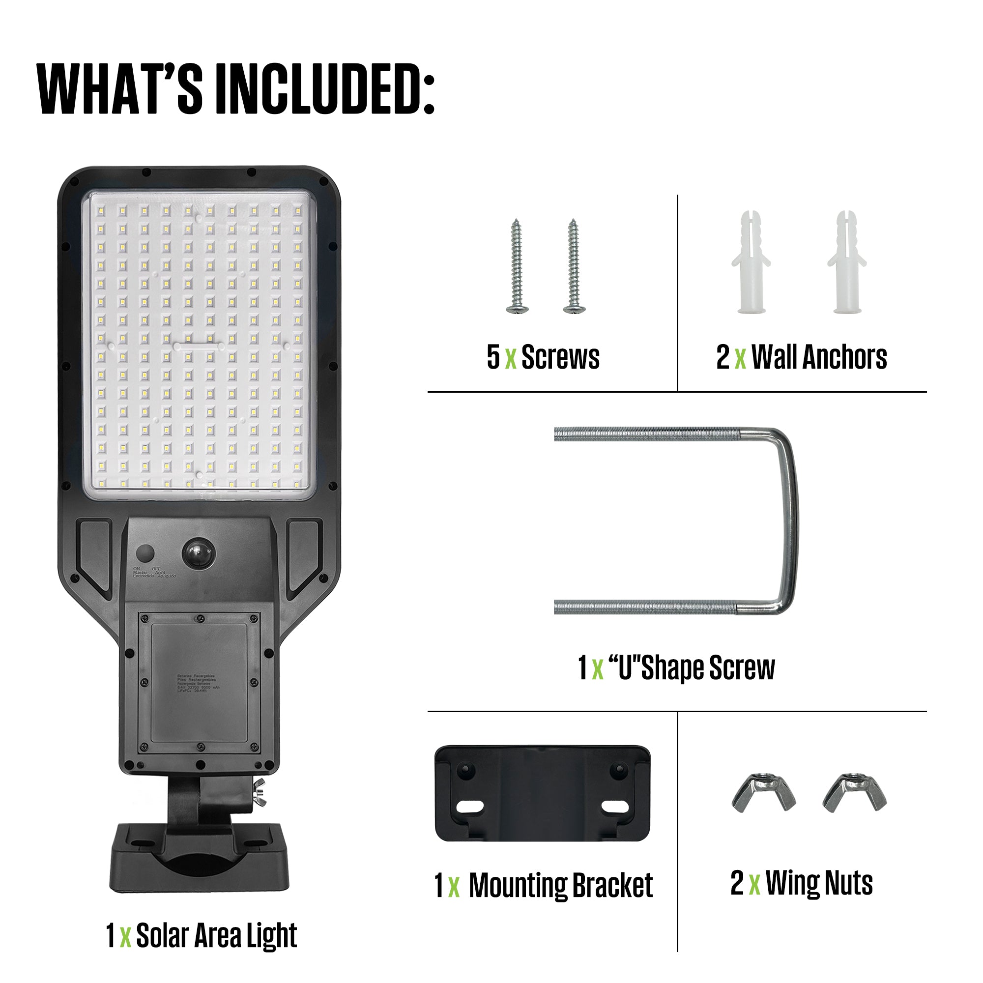 Westinghouse 4000 Lumen Solar Powered Area Light – 5000K