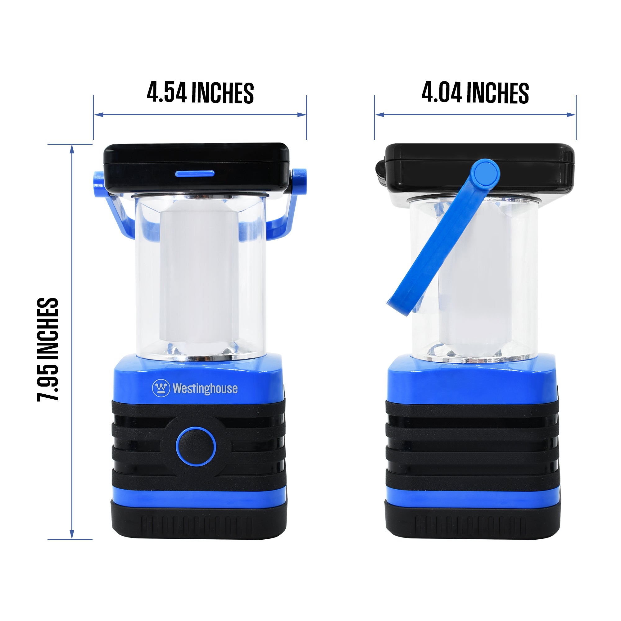 Westinghouse 1000 Lumen Solar Rechargeable LED Portable Lanterns (Set of 2)