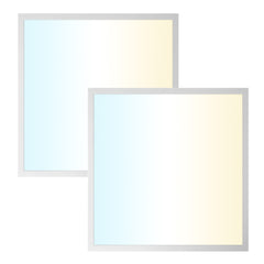 2 x 2 ft. 4400-Lumens LED Flat Panel Light-2Pack