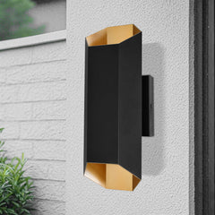 13’’ Black LED Wall Sconce 400 Lumens, 2700K