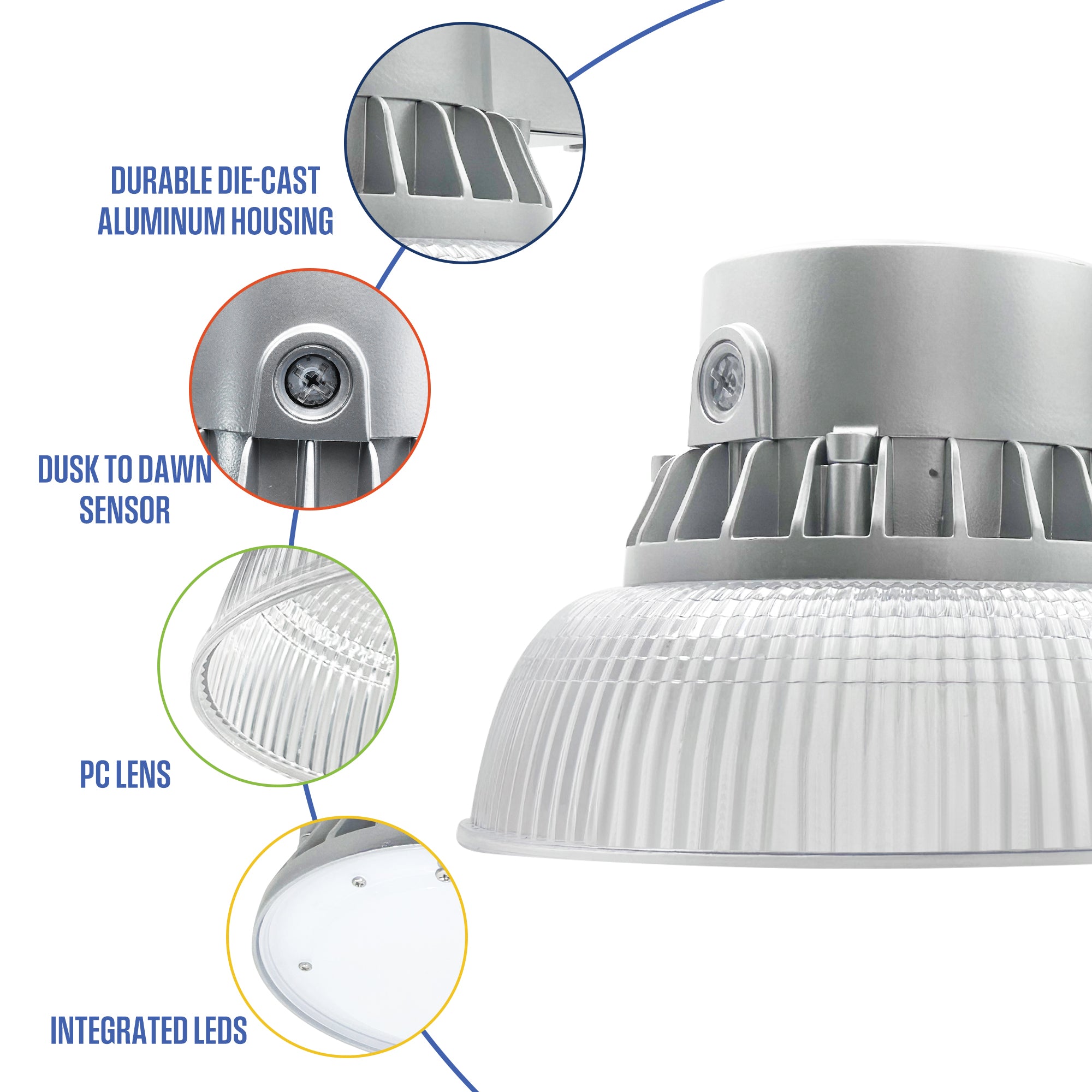 Westinghouse 5000 Lumen Wired Barn Light – 2-Pack