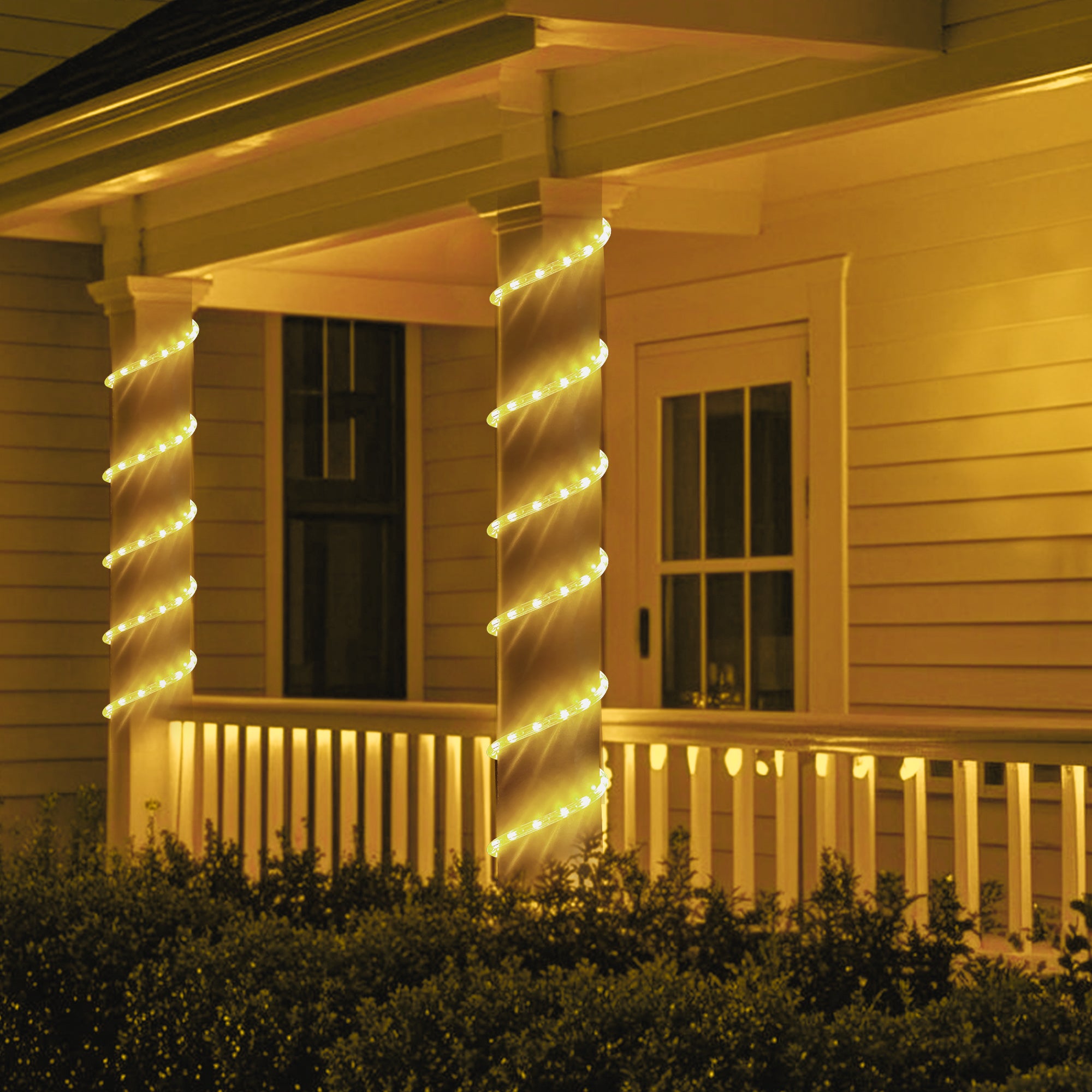 18FT Color Changing LED Rope Light with Remote Control-2PK