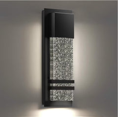 Cedar Hill Wall light 14-in H Black Integrated LED Outdoor Wall Light