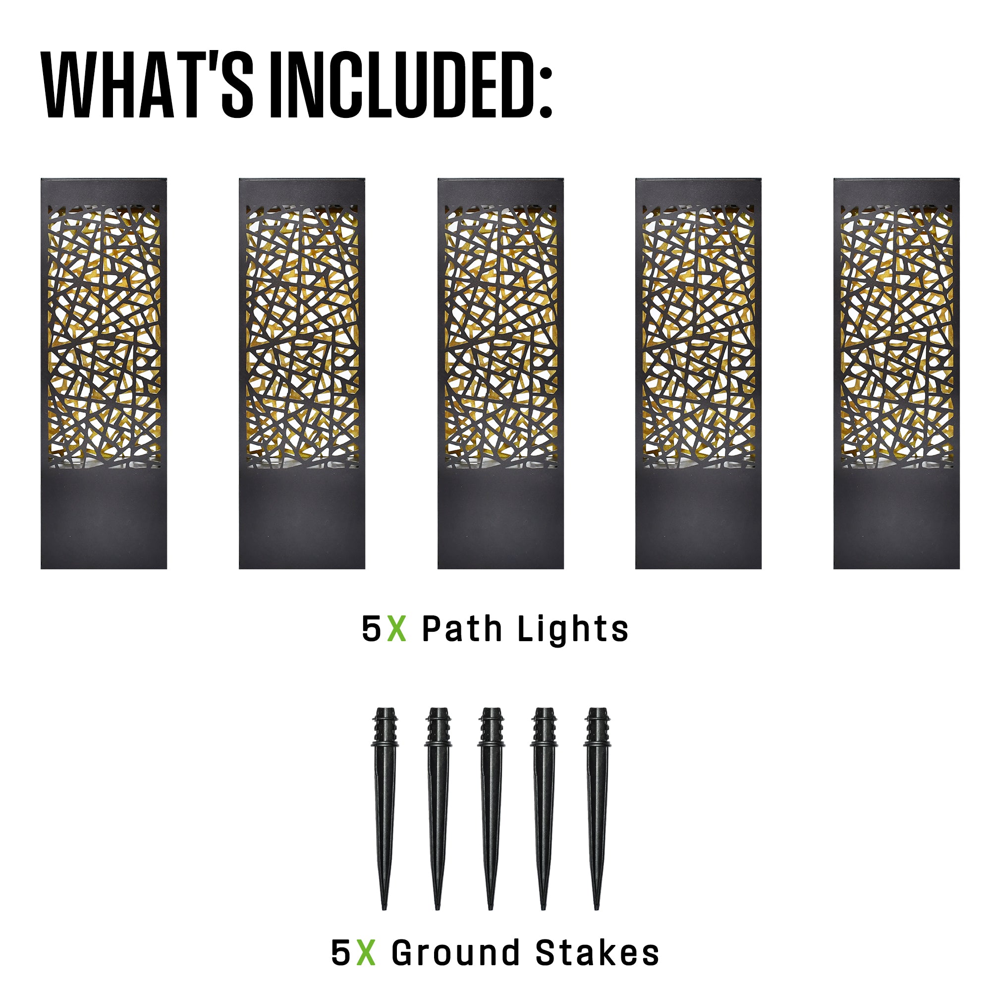 30 Lumen Color-Changing Landscape Lights – 5-Pack