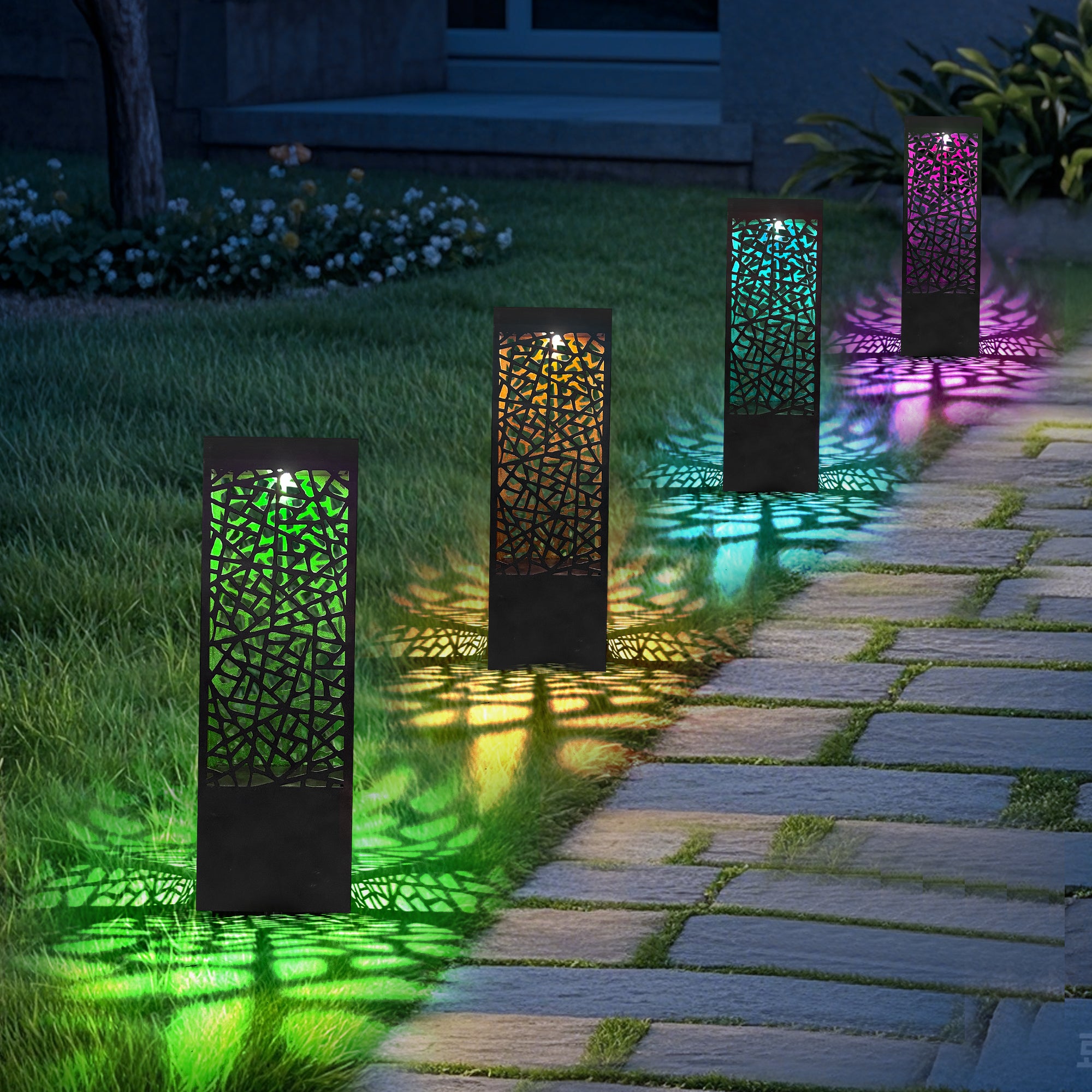 30 Lumen Color-Changing Landscape Lights – 5-Pack