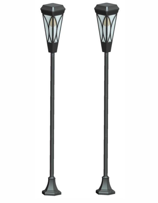 100 Lumen Solar Filament Post Light