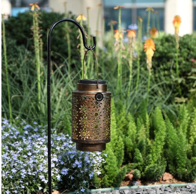 Solar Lanterns Outdoor – Waterproof Vintage Hanging Lanterns