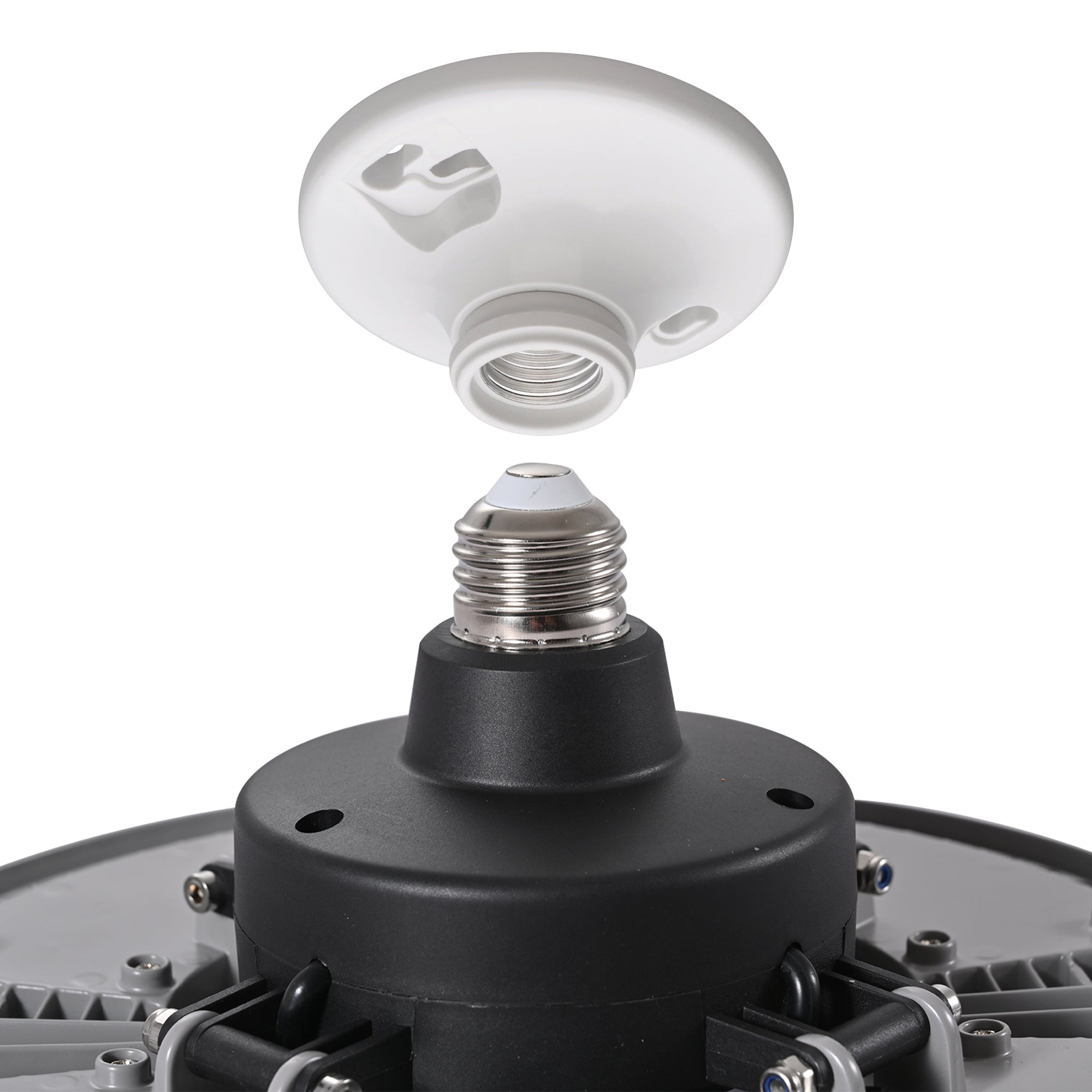 0.8-ft 8000 Lumen Gray Daylight LED Garage Shop Light