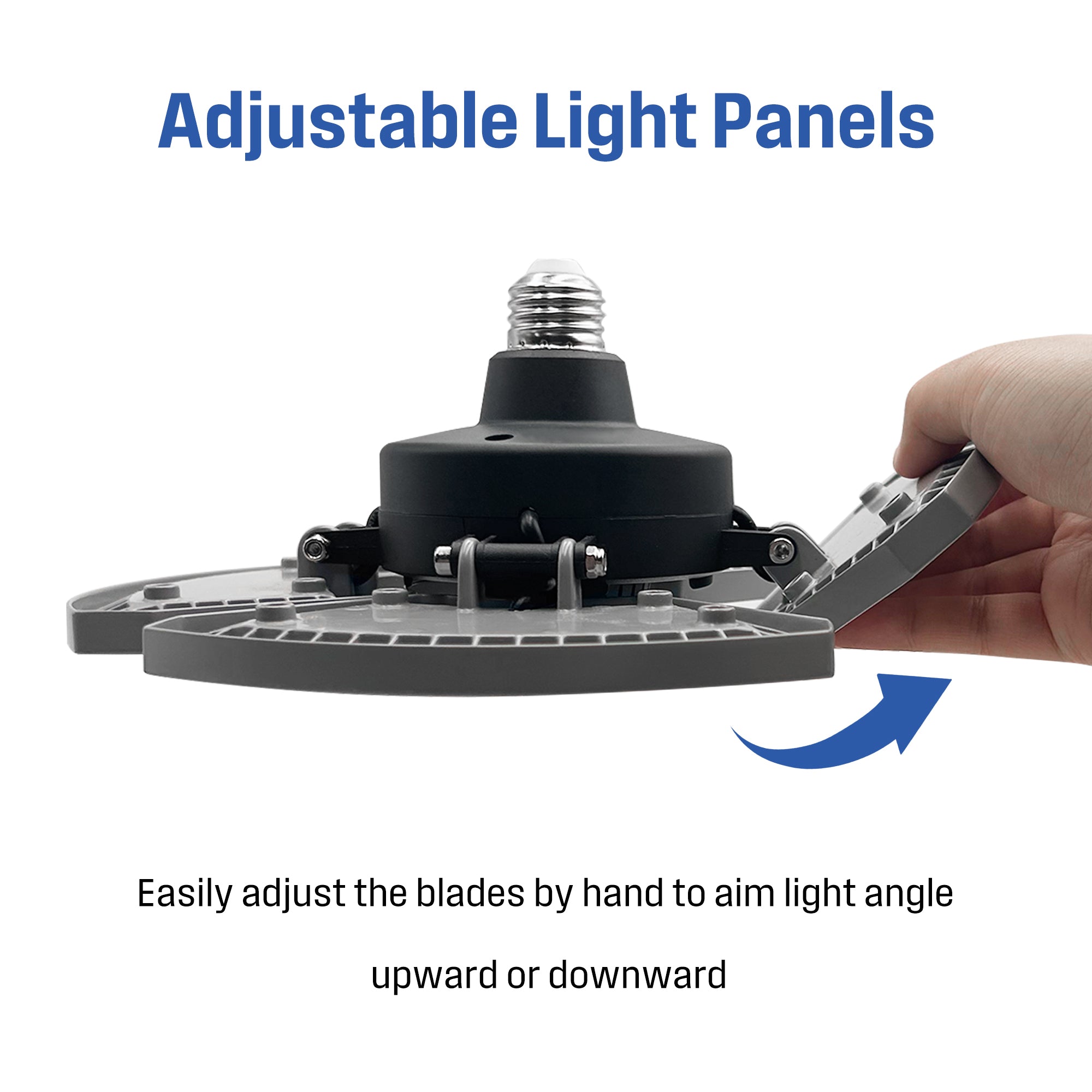 0.8-ft 8000 Lumen Gray Daylight LED Garage Shop Light